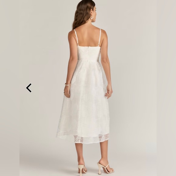 New York & Company White Midi Dress - Picture 2 of 5